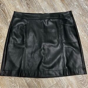 LOFT Black Mini Skirt